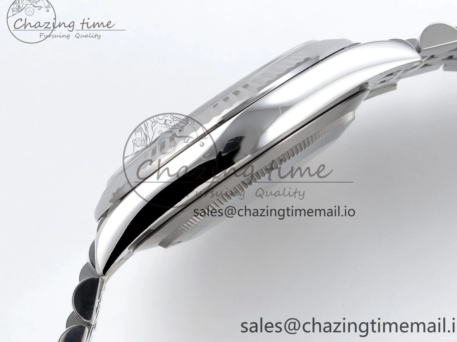 MiroTime 0320 DateJust 126334 41mm Clean 1:1 Best Edition 904L Steel Gray Stick Dial on Jubilee Bracelet VR TravelReady 895